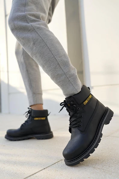 Muggo CATEX Garantili Kaymaz Taban Suya Soğuğa Dayanıklı Unisex Kışlık Bot - 9