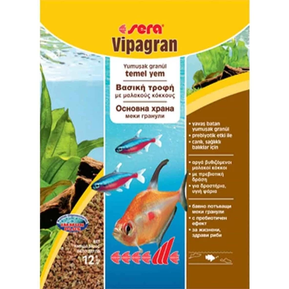 Sera Vipagran Granül Balık Yemi 12 Gr