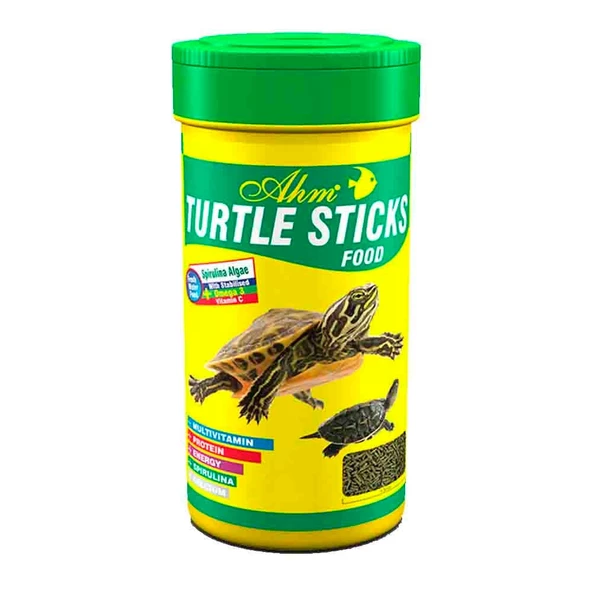 AHM Turtle Sticks Green Food Kaplumbağa Yemi 250 ml ürün görseli