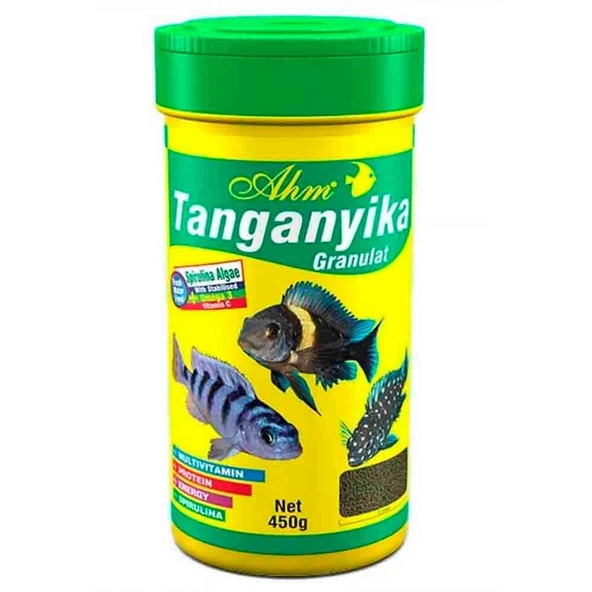Ahm Tanganyika Green Granulat Balık Yemi 100 Ml