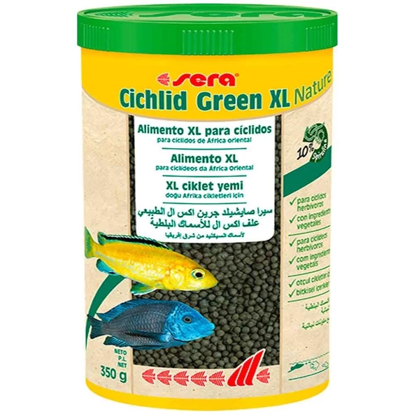 Sera Cichlid Green XL Nature 1000 ML
