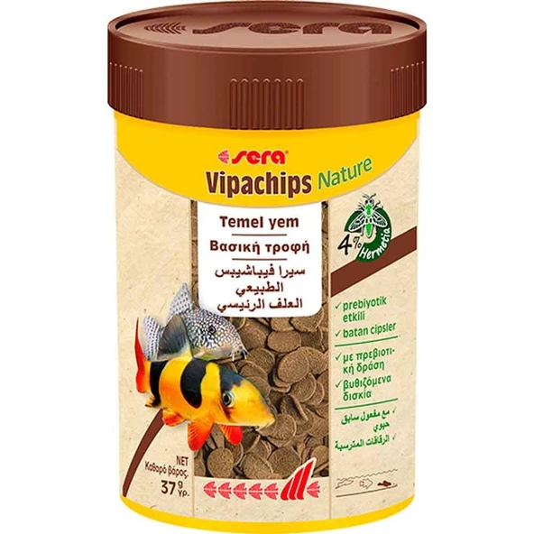 Sera Vipachips Nature Tablet 100 ML