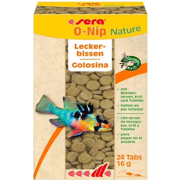 Sera 0 Nip Nature Tablet Yem 24 Tab