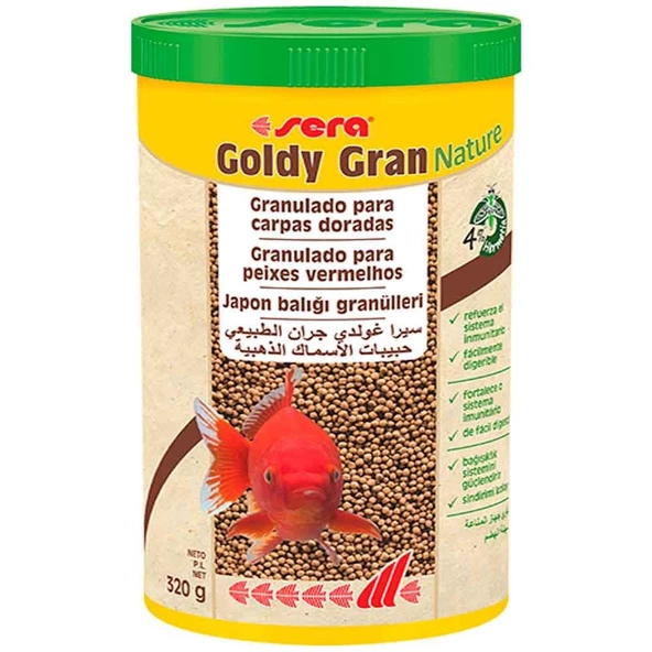 Sera Goldy Gran Nature Japon Balığı Yemi 1000 ML