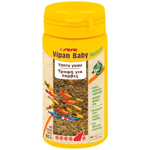 Sera Vipan Baby Nature Yavru Balık Yemi 50 ML