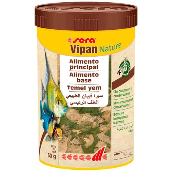 Sera Vipan Nature Balık Yemi 250 ml