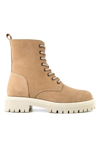 Muya Tetto 6 Nokta Anatomik Taban Topuk Dikeni Hakiki Deri Kadın Bot - 2