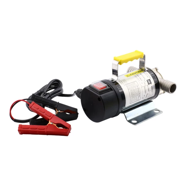 Araba Araç Otomobil Benzin Mazot Yağ Su Pompası 24V Yakıt Transfer İkmal Aktarma Pompası 175 W - 2