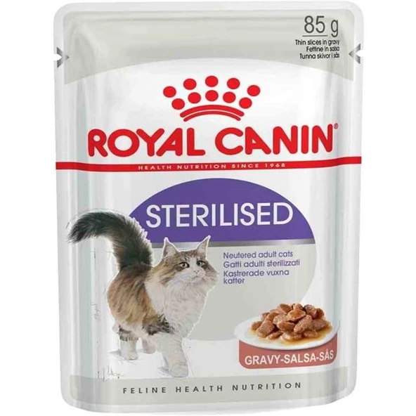 Royal Canin Sterilised Gravy Yaş Kedi Maması 85 Gr