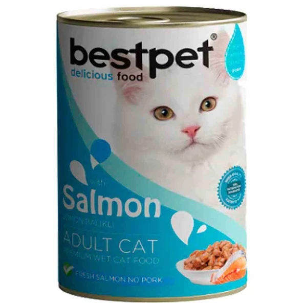 BestPet Kedi Konservesi Somonlu 400gr