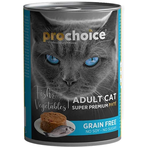 Pro Choice Balık ve Sebzeli Kedi Konservesi 400 Gr