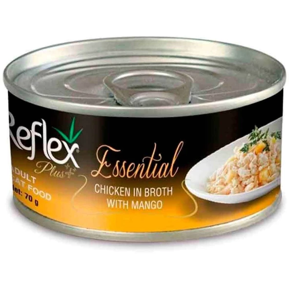 Reflex Plus Essential Kedi Konservesi Tavuklu Mangolu 70 Gr
