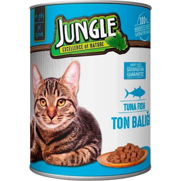 Jungle Kedi Konservesi Ton Balıklı 415 GR