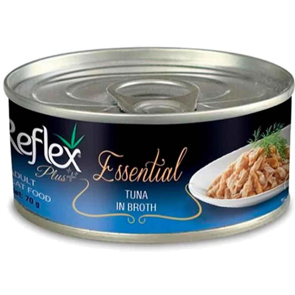 Reflex Plus Essential Atlantik Ton Balıklı Yetişkin Kedi Konservesi 70 Gr