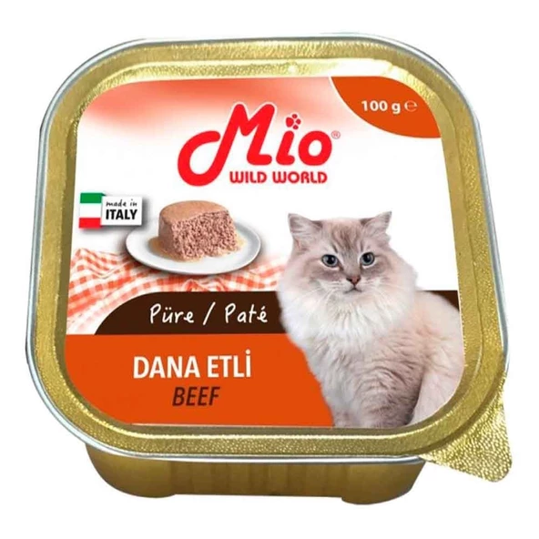 Mio Kedi Konservesi Dana Etli Püre 100 Gr