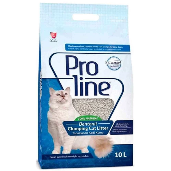 Pro Line Parfümsüz Kedi Kumu 10 LT