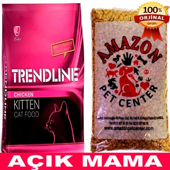 Trendline Tavuklu Yavru Kedi Maması Açık 1 Kg
