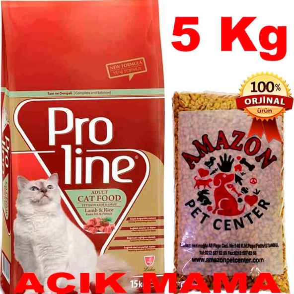 Proline Kuzu Etli Yetişkin Kedi Maması Açık 5 Kg