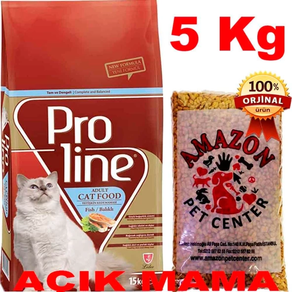 Proline Balıklı Yetişkin Kedi Maması Açık 5 Kg ürün görseli 1