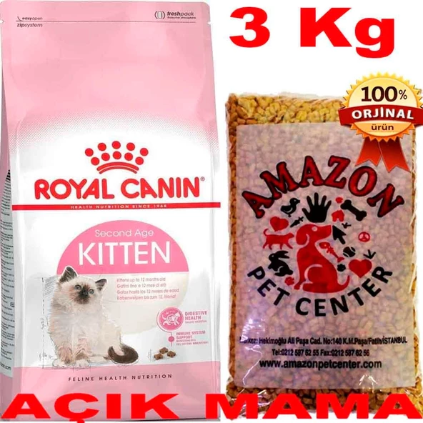 Royal Canin Kitten Açık Yavru Kedi Maması 3 Kg ürün görseli