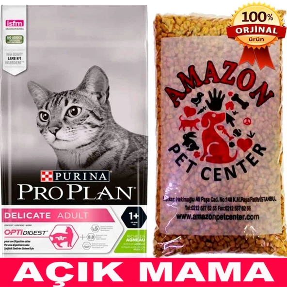 Proplan Delicate Kuzu Etli Kedi Maması Açık 1 Kg