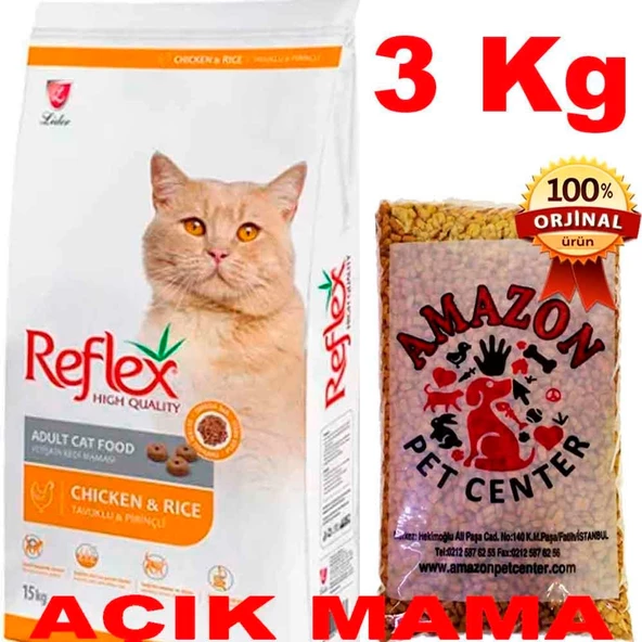Reflex Tavuklu Kedi Maması Açık 3 Kg