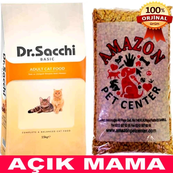 Dr Sacchi Tavuklu Kedi Maması Açık 1 Kg