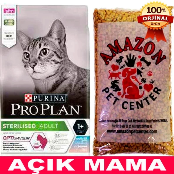 ProPlan Sterilised Kedi Maması Morina ve Alabalıklı Açık 1 Kg