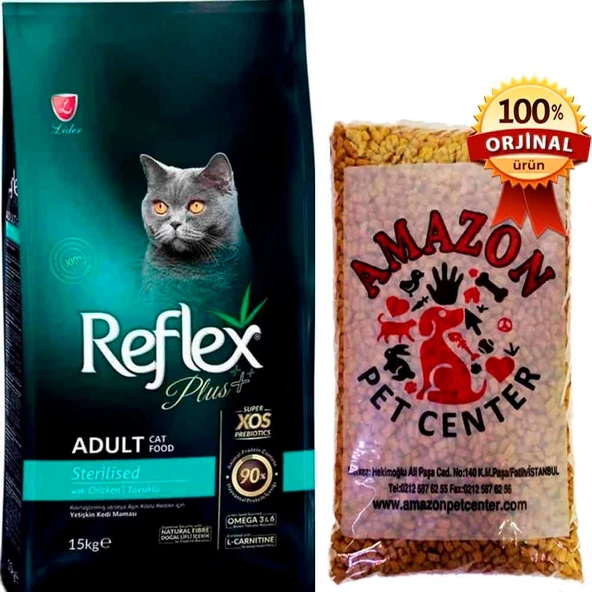 Reflex Plus Sterilised Tavuklu Kısırlaştırılmış Kedi Maması Açık 1 Kg