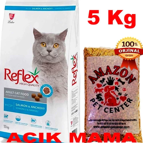 Reflex Hamsili Kedi Maması Açık 5 Kg