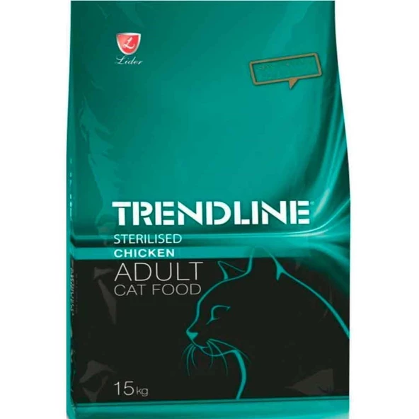 Trendline Kısırlaştırılmış Tavuklu Kedi Maması 15 Kg