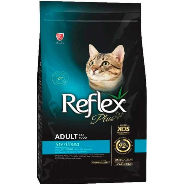 Reflex Plus Somonlu Kısırlaştırılmış Kedi Maması 8 kg