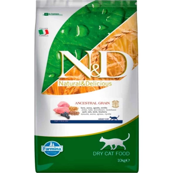 ND Kedi Maması Düşük Tahıllı Kuzu Etli ve Yaban Mersinli 10 Kg - 2