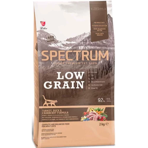 Spectrum Kedi Maması Hindili Ördekli Yaban Mersinli 2 Kg