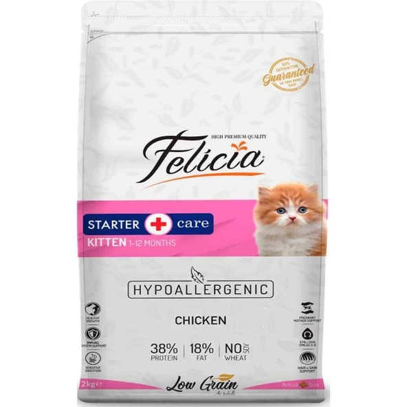 Felicia Yavru Kedi Maması Az Tahıllı 2 Kg