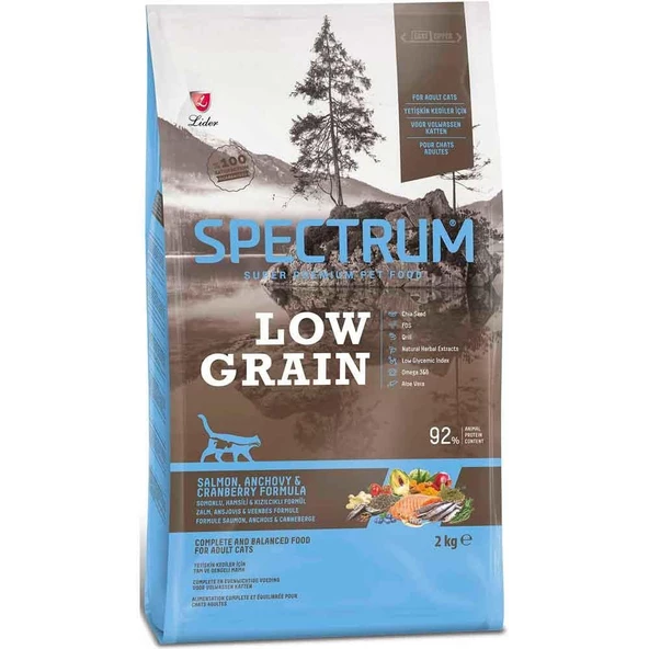 Spectrum Kedi Maması Somonlu Hamsili Yaban Mersinli 2 Kg