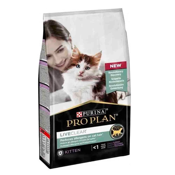 Proplan LiveClear Hindi Etli Yavru Kedi Maması 1,4 Kg