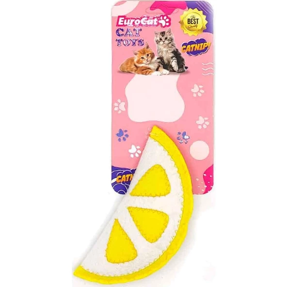 EuroCat Toys Limon Dilimi Kedi Oyuncağı