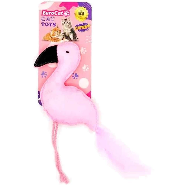 EuroCat Toys Flamingo Şeklinde Kedi Oyuncağı