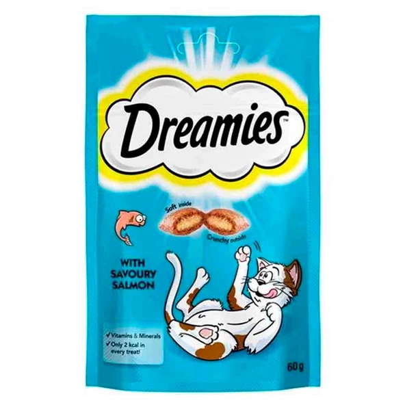 Dreamies Somonlu Kedi Ödülü 60 gr