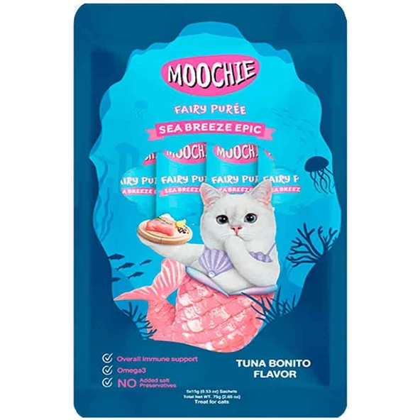 Moochie Sıvı Kedi Ödülü Ton Palamut 5x15 Gr