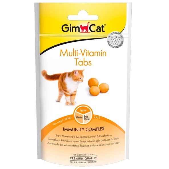 GimCat Multivitamin Şekersiz Kedi Ödülü 40 Gr
