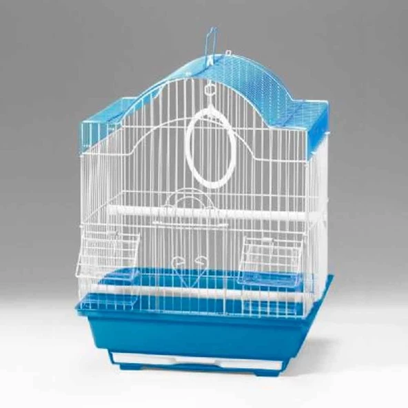 Euro Gold Kuş Kafesi Oval Çatılı Karışık Renkli 1103A - 2