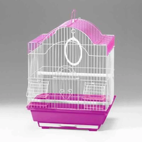 Euro Gold Kuş Kafesi Oval Çatılı Karışık Renkli 1103A - 3