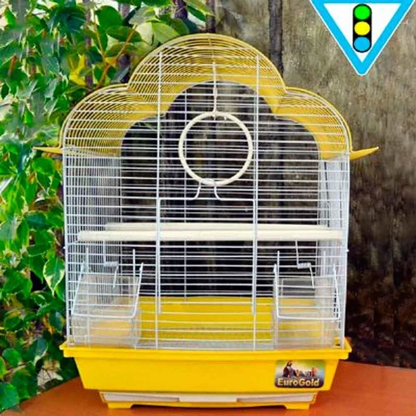 Euro Gold Kuş Kafesi Papatya Çatı Karışık Renkli 1217A - Resim 2