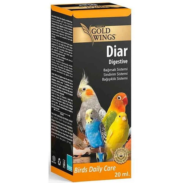 Gold Wings Premium Diar Digestive (Bağışıklık Sistemi) 20cc