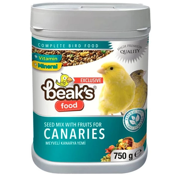 Beaks Meyveli Karışık Kanarya Yemi 750 Gr ürün görseli 1