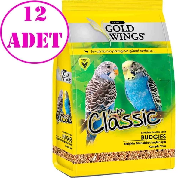 Gold Wings Classic Muhabbet Yemi 400 Gr 12 AD ürün görseli 1