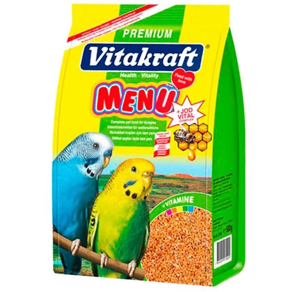 Vitakraft Menü Premium Muhabbet Kuşu Yemi 500 Gr