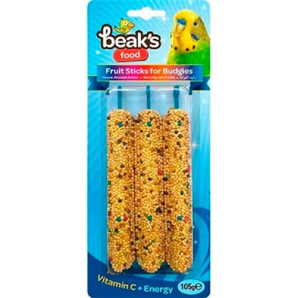 Beaks Meyveli Muhabbet Kuşu Krakeri 3 Lü